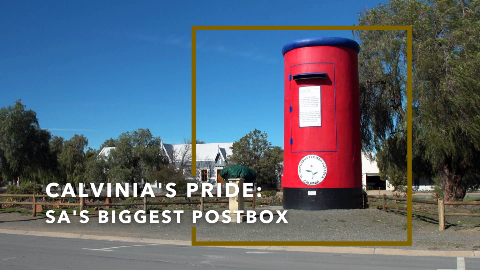 THE KAROO: HOME TO SOUTH AFRICA’S BIGGEST POST BOX – The Insider SA